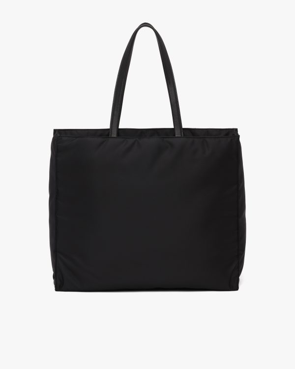 Black Padded Re-Nylon tote bag - Image 4