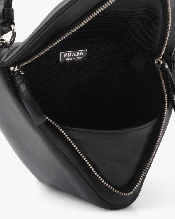 Black Padded nappa leather handbag - Image 5