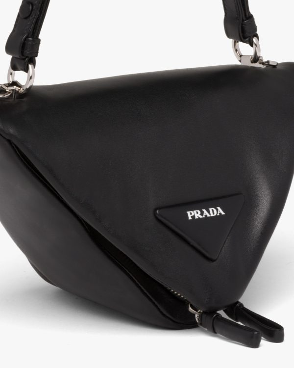 Black Padded nappa leather handbag - Image 6
