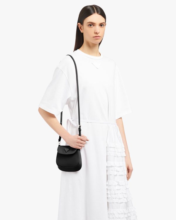 Black Prada Cleo brushed leather mini bag - Image 2