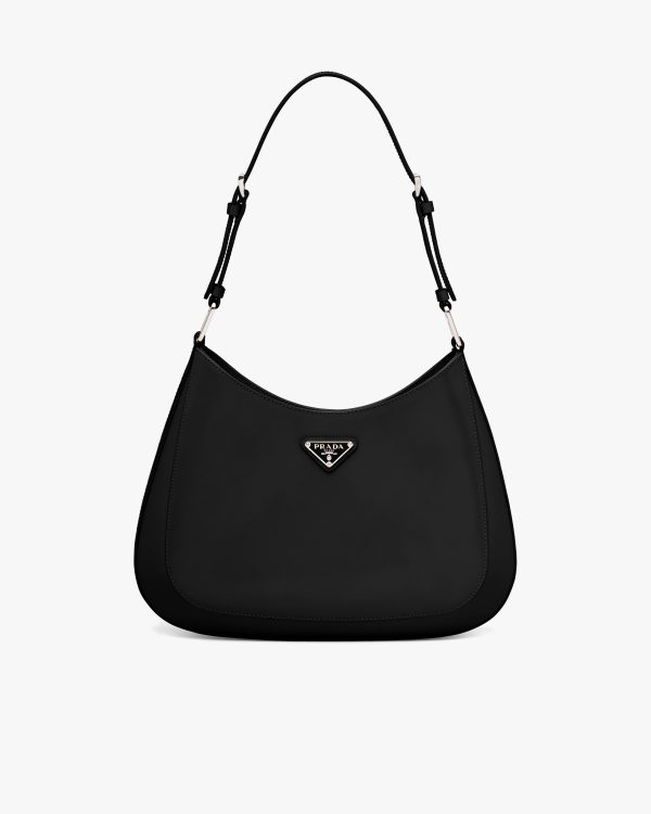 Black Prada Cleo brushed leather shoulder bag