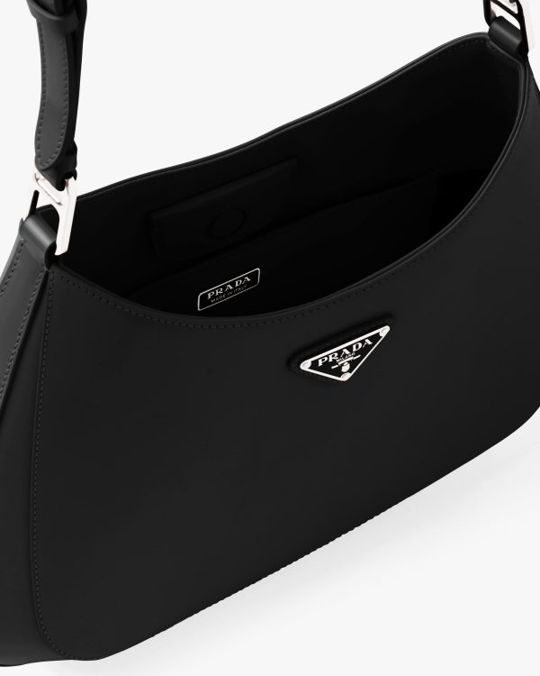 Black Prada Cleo brushed leather shoulder bag - Image 5