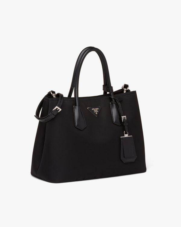 Black Prada Double nylon and Saffiano leather bag - Image 3