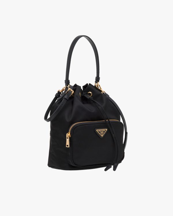 Black Prada Duet Re-Nylon shoulder bag - Image 3