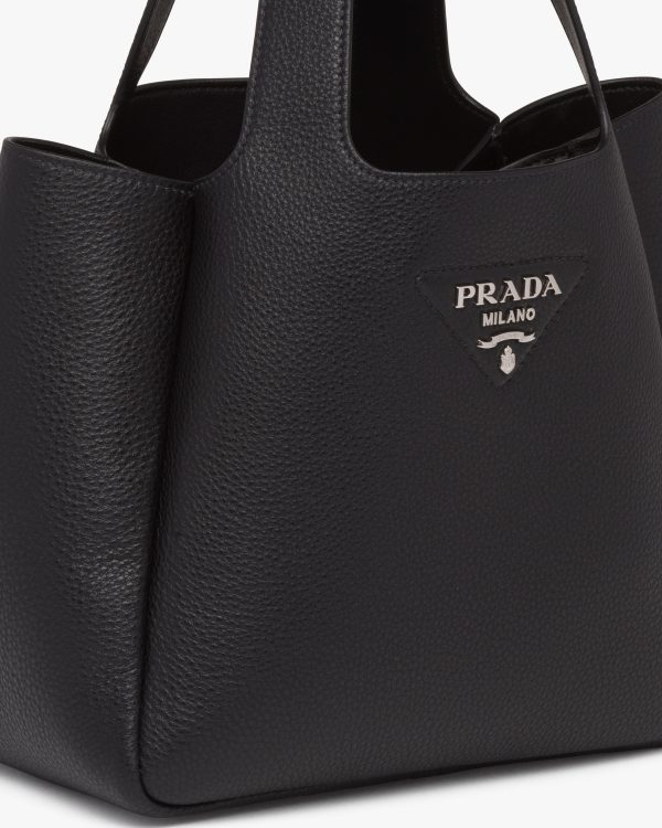 Black Prada Flou leather tote - Image 2