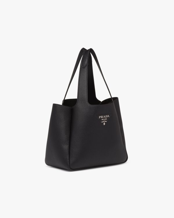 Black Prada Flou leather tote - Image 3