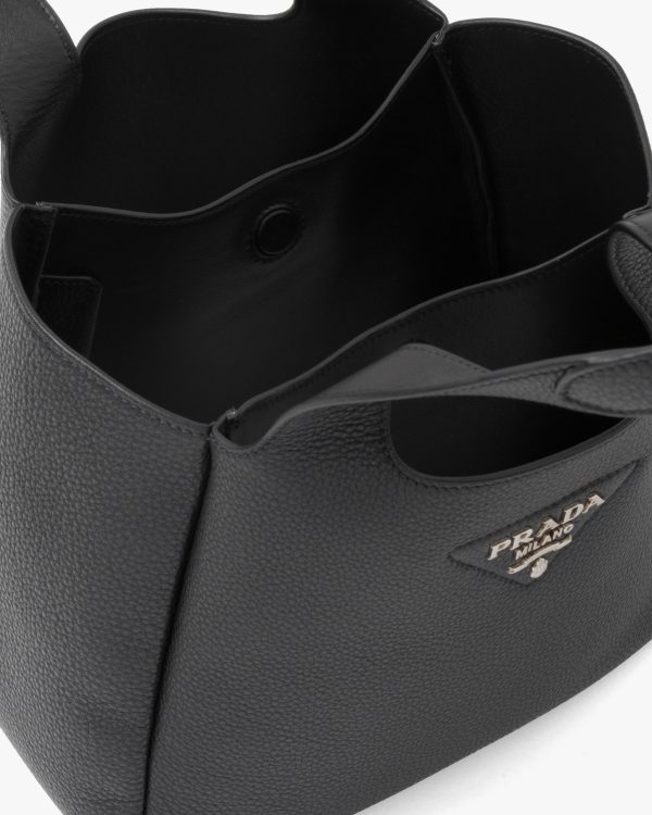 Black Prada Flou leather tote - Image 5