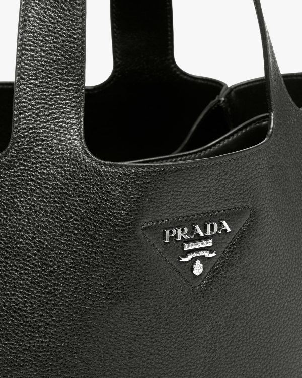 Black Prada Flou leather tote - Image 2