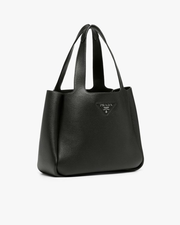 Black Prada Flou leather tote - Image 3