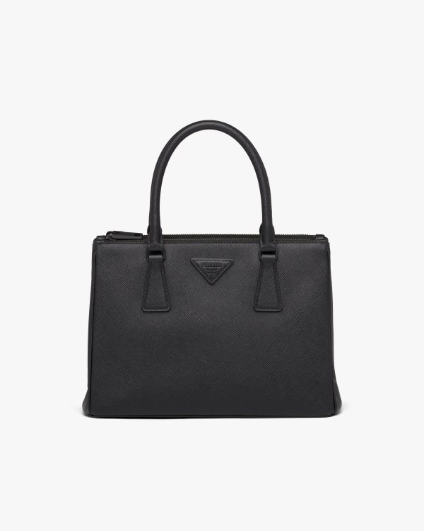 Black Prada Galleria Saffiano leather medium bag