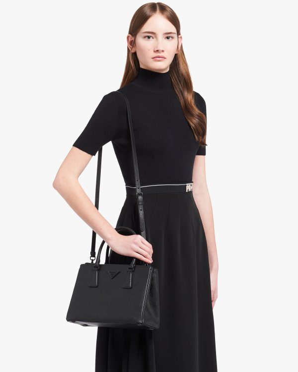 Black Prada Galleria Saffiano leather medium bag - Image 2