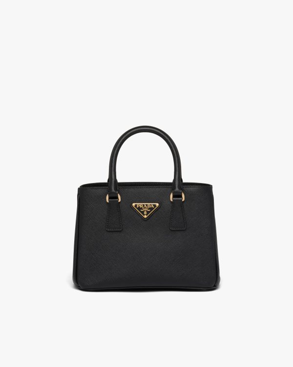 Black Prada Galleria Saffiano leather mini-bag