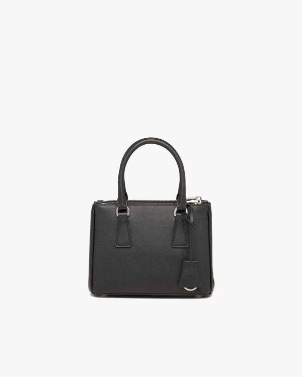 Black Prada Galleria micro-bag with appliques - Image 4