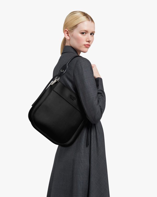 Black Prada Margit leather hobo shoulder bag - Image 2
