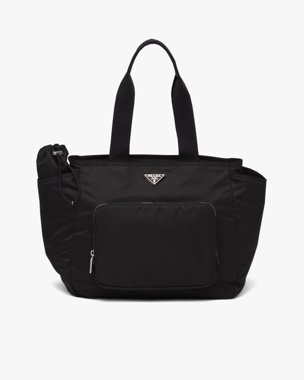 Black Prada Re-Nylon baby bag