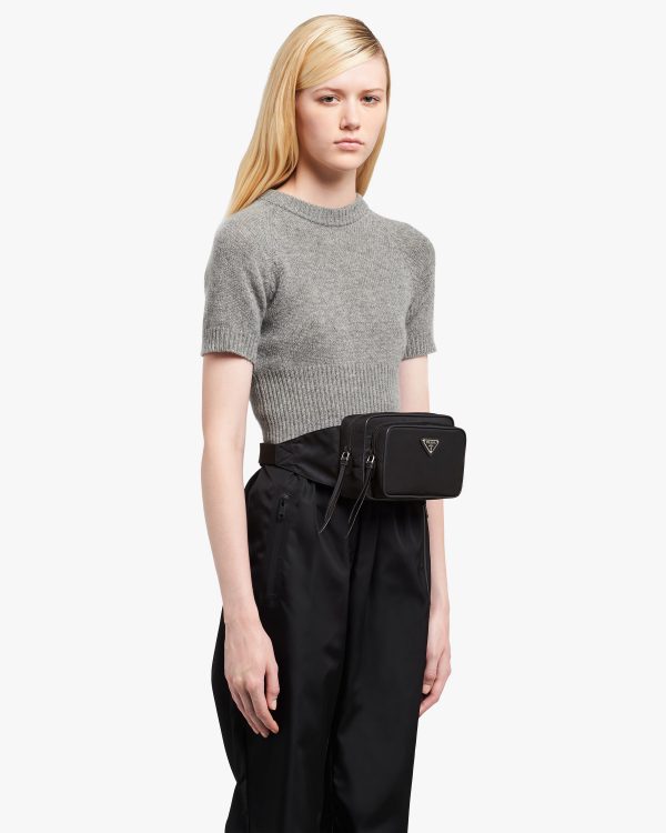 Black Re-Nylon belt bag - Image 2