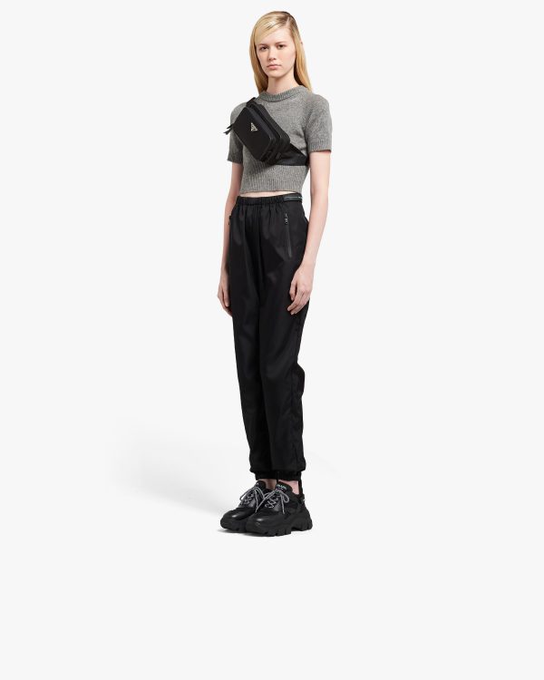 Black Re-Nylon belt bag - Image 7