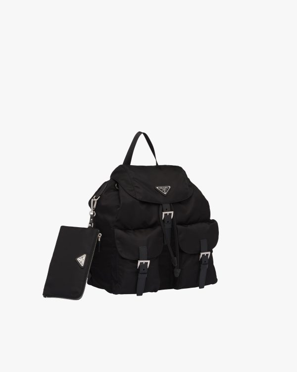 Black Re-Nylon medium backpack - Image 3