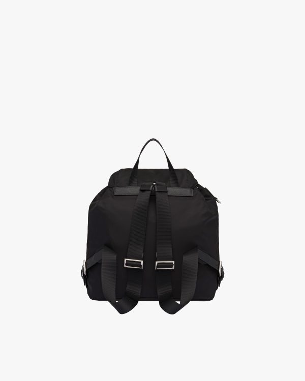 Black Re-Nylon medium backpack - Image 4