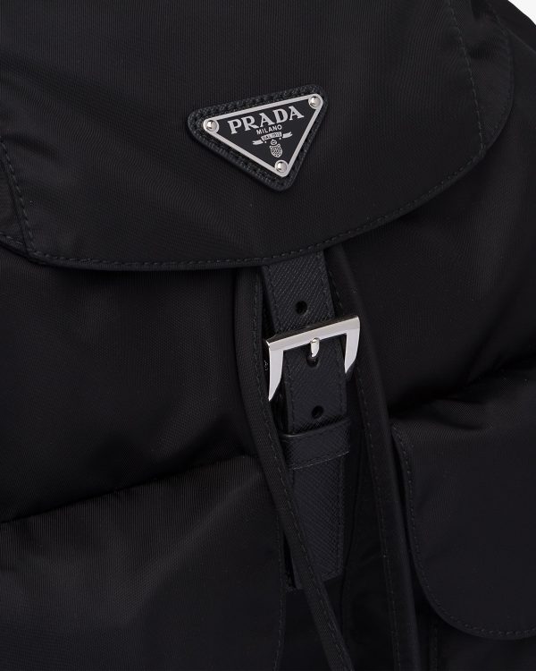 Black Re-Nylon medium backpack - Image 6