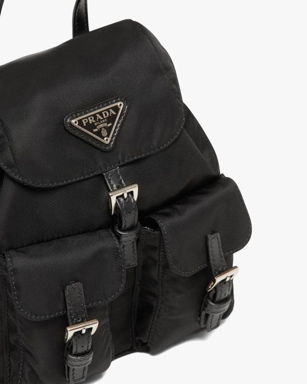 Black Re-Nylon mini backpack - Image 2