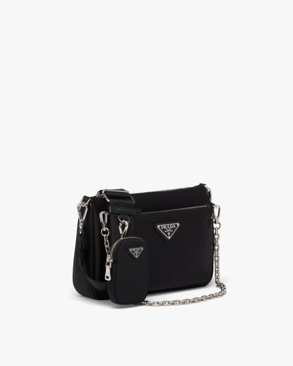 Black Re-Nylon shoulder bag - Image 3