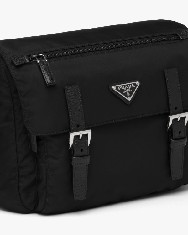 Black Re-Nylon shoulder bag - Image 2