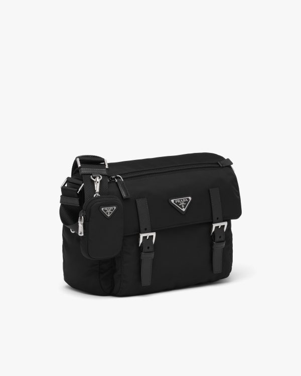 Black Re-Nylon shoulder bag - Image 3