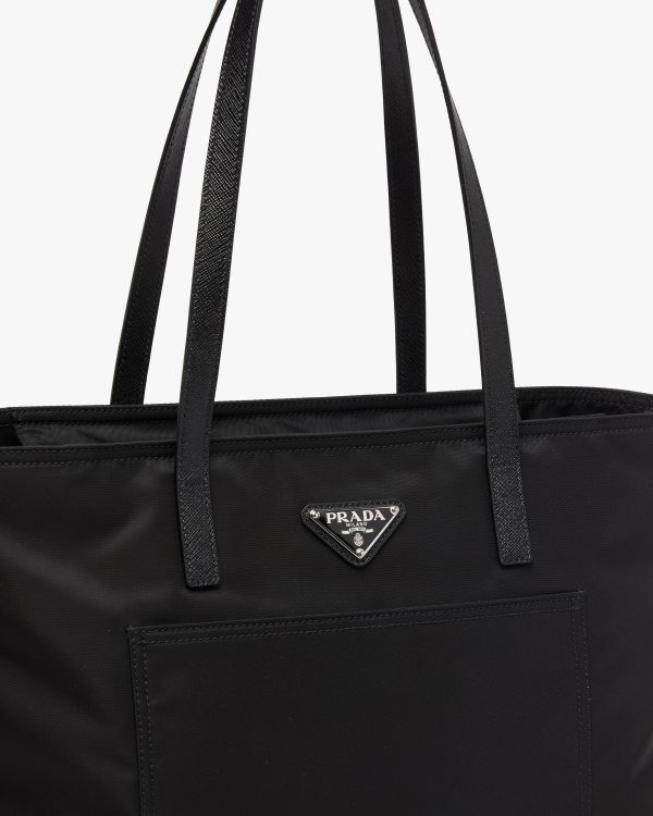 Black Re-Nylon tote bag - Image 2