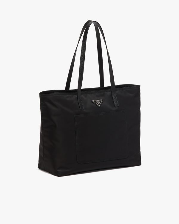 Black Re-Nylon tote bag - Image 3