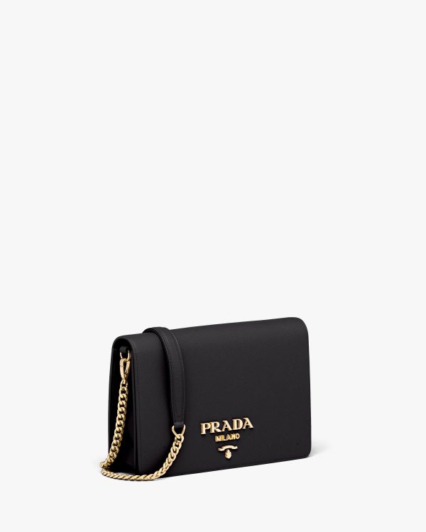 Black Saffiano Leather Mini Bag - Image 3