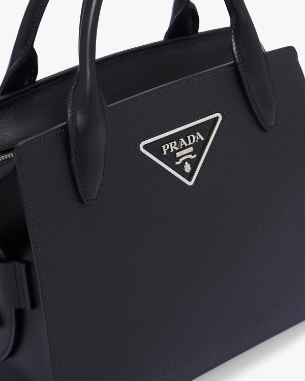 Black Saffiano leather Prada Kristen handbag - Image 2