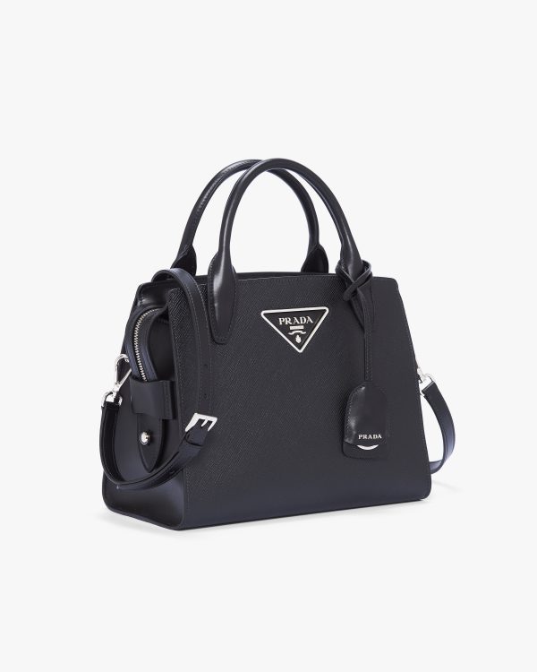 Black Saffiano leather Prada Kristen handbag - Image 3