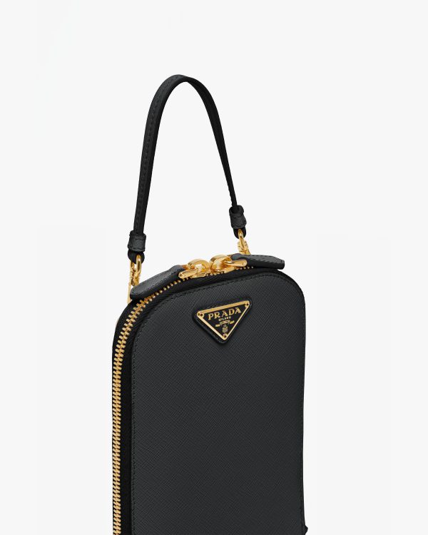 Black Saffiano leather mini-bag - Image 2