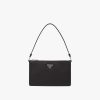 Black Saffiano leather mini bag