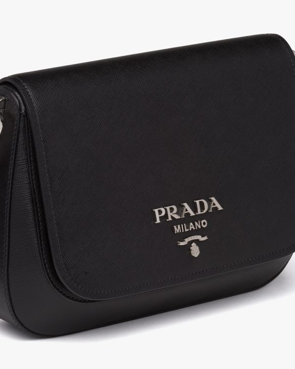 Black Saffiano leather shoulder bag - Image 2