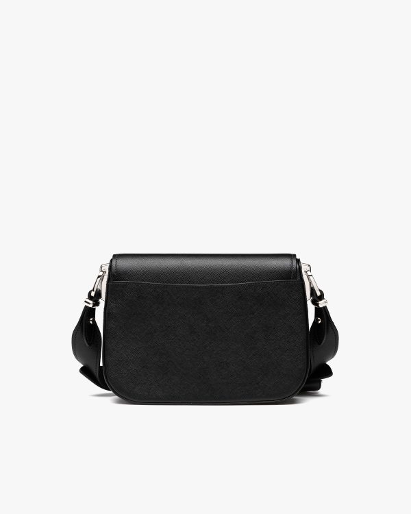 Black Saffiano leather shoulder bag - Image 4