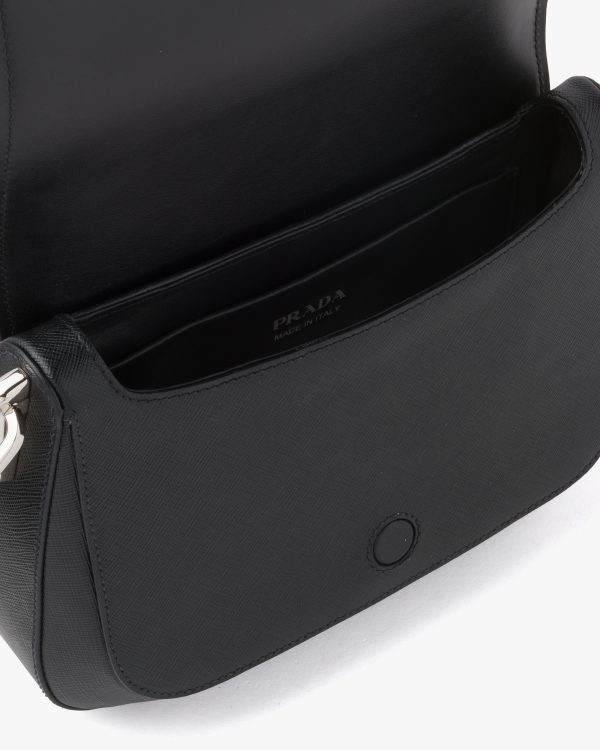 Black Saffiano leather shoulder bag - Image 5