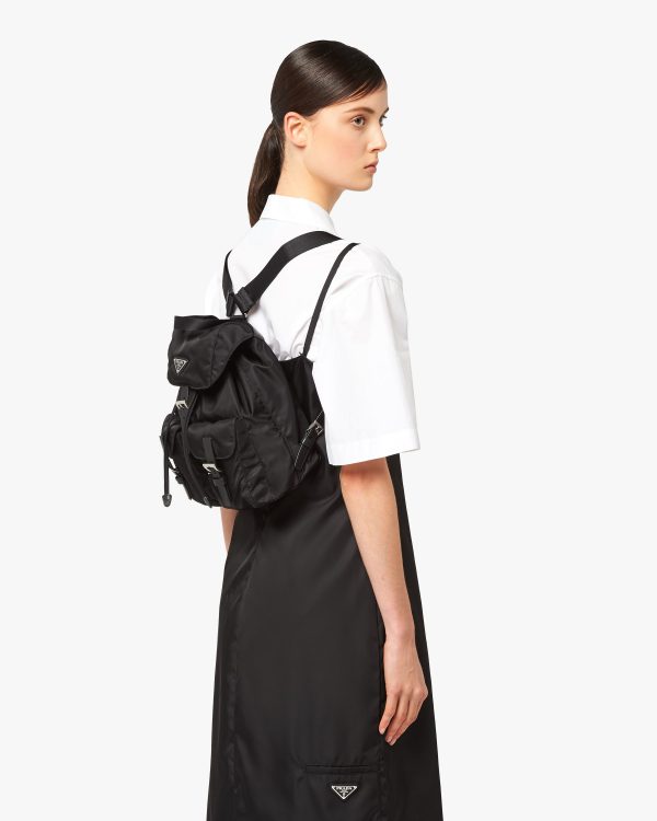 Black Small Re-Nylon backpack - Image 2