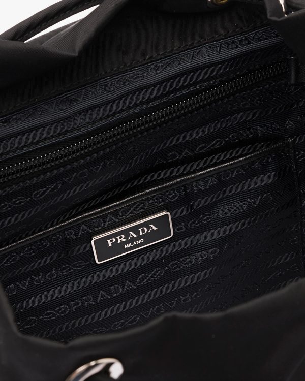Black Small Re-Nylon backpack - Image 5