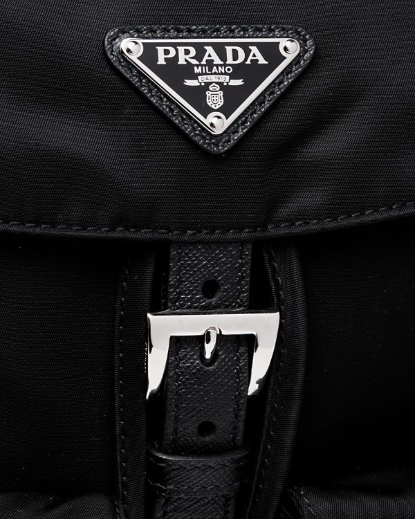 Black Small Re-Nylon backpack - Image 6