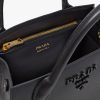 Black Small Saffiano Leather Prada Monochrome Bag - Image 5