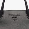 Black Small Saffiano Leather Prada Monochrome Bag - Image 6