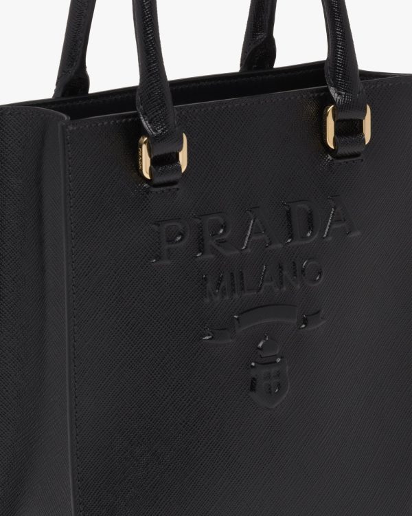 Black Small Saffiano leather handbag - Image 2