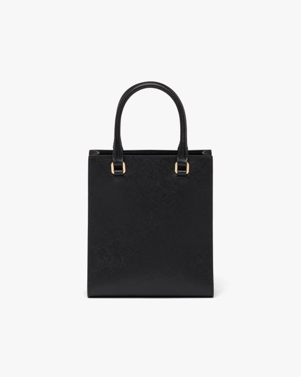 Black Small Saffiano leather handbag - Image 4