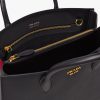 Black/fiery Red Large Saffiano Leather Handbag - Image 5