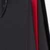 Black/fiery Red Large Saffiano Leather Handbag - Image 6