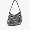 Black/white Prada Cleo jacquard knit and leather bag - Image 3