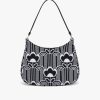 Black/white Prada Cleo jacquard knit and leather bag - Image 4