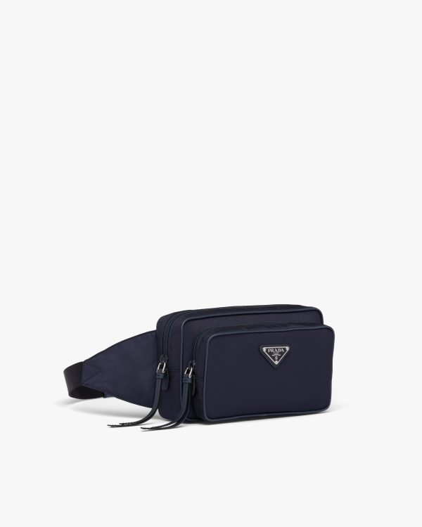 Blue/ Black Nylon Belt Bag - Image 3